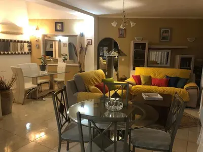 Zona de estar de Beautiful villa with 280-degree sea views