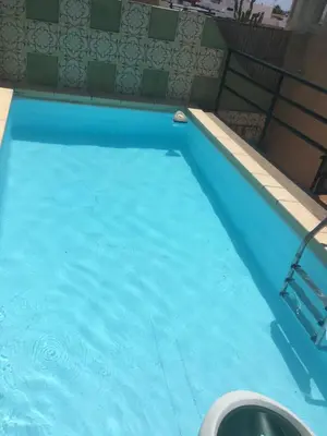 Piscina en o cerca de Apartamento Paraiso Vera Playa, Aticode 2 dormitorios con piscina privada en solárium y barbacoa, WIFI - Penthouse with private pool terrace, sea view