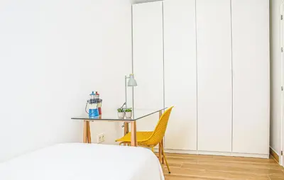 Cama o camas de una habitación en Lovely Apartment In Almeria With Wifi