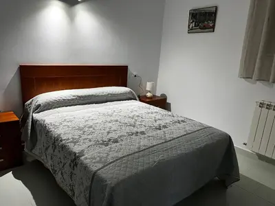 Cama o camas de una habitación en Cortijo Torre del Rey