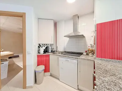 Una cocina o zona de cocina en Playa Laguna