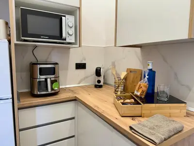 Una cocina o zona de cocina en Suite Lorca centro