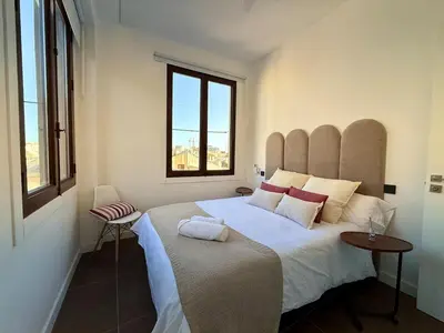 Cama o camas de una habitación en Suite Lorca centro