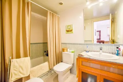 Un baño de Apartment with Private Terrace in Vera Playa