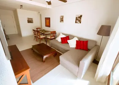 Zona de estar de Apartment with Private Terrace in Vera Playa