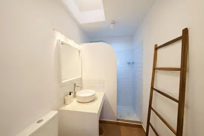 Un baño de apartamentos Mondo y Lirondo San Jose cabo de Gata