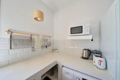 Una cocina o zona de cocina en apartamentos Mondo y Lirondo San Jose cabo de Gata