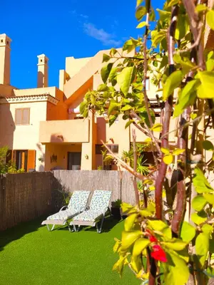 Jardín al aire libre en Casa Diana Vera Playa
