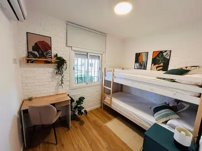 Cama o camas de una habitación en Atico el Rancho