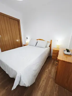 Cama o camas de una habitación en La Artesana Níjar