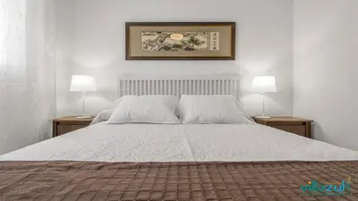 Cama o camas de una habitación en Villa Las Arenas in San José, Cabo de Gata-Nijar