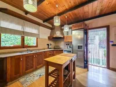 Una cocina o zona de cocina en Cortijo Villa la Siesta