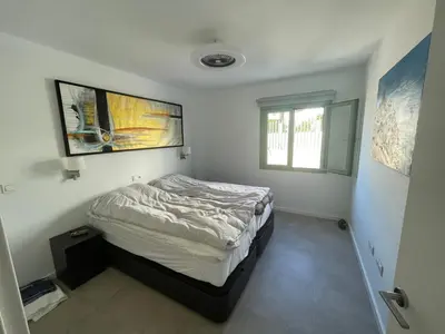 Cama o camas de una habitación en Penthouse Mojacar beach newly build