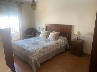 Cama o camas de una habitación en Exclusive Sea-View Apartment in Carboneras