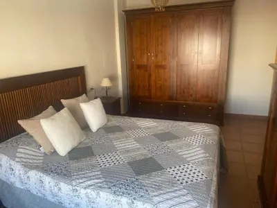 Cama o camas de una habitación en Exclusive Sea-View Apartment in Carboneras