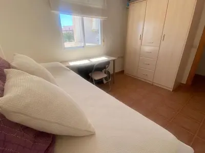 Cama o camas de una habitación en Exclusive Sea-View Apartment in Carboneras