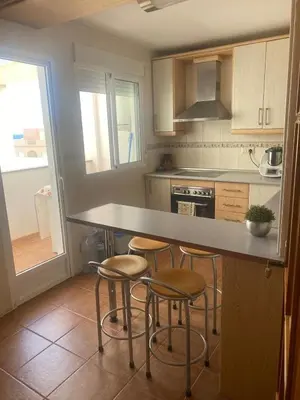 Una cocina o zona de cocina en Exclusive Sea-View Apartment in Carboneras