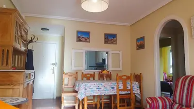 Una televisión o centro de entretenimiento en Naturist friendly Apartment Vera Playa