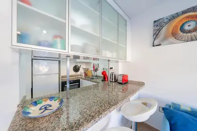 Una cocina o zona de cocina en Tres Pinos 11-12
