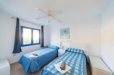 Cama o camas de una habitación en Tres Pinos 11-12