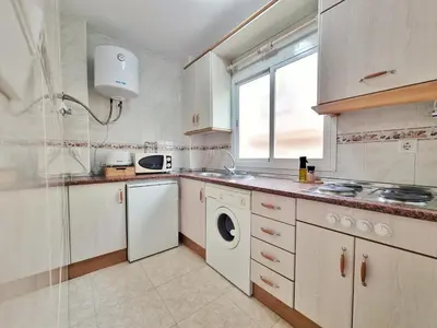 Una cocina o zona de cocina en SOL, PLAYA y MAR III Cabo de Gata Almería