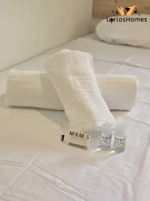 Cama o camas de una habitación en El Toyo - Maravilloso Apartamento Deluxe