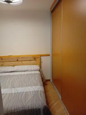 Cama o camas de una habitación en Casa del Abuelo