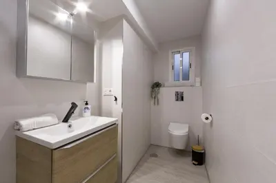 Un baño de AlmeriaSuite El Zapillo Beach