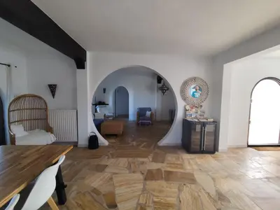 Zona de estar de Villa Piscis