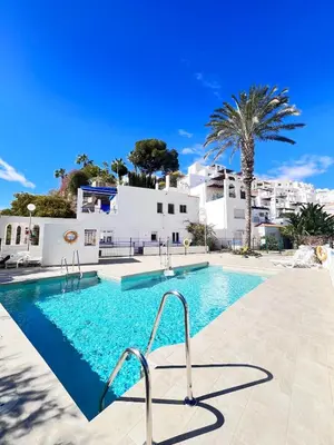 Piscina en o cerca de Quiet Mojacar 5p Sea View Terrace, Sunsets & Pool