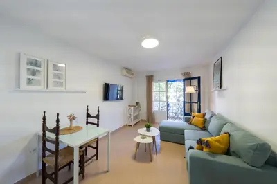 Una televisión o centro de entretenimiento en Tres Pinos 3