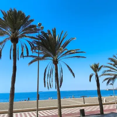 Apartamento coqueto con terraza junto al mar