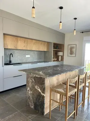 Una cocina o zona de cocina en Casa Rural Huerta Real