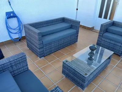 Zona de estar de Almocaizar Cassa Rural B&B