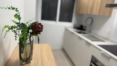 Una cocina o zona de cocina en Puerta del Mar 2