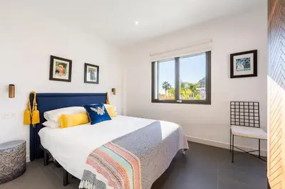 Cama o camas de una habitación en Long stays # Beach 5min # Sea views # Eco-Friendly