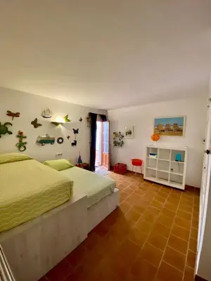 Cama o camas de una habitación en Albamar nº1 Seafront
