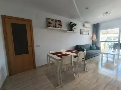 Zona de estar de ALMERIMAR GOLF AND PoOL APARTMENT