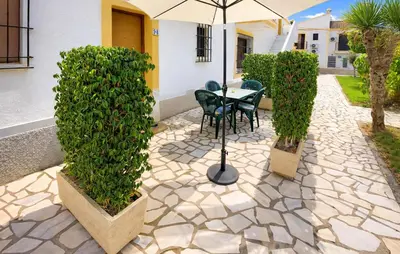Un patio o zona al aire libre en Lovely Home In Vera With Swimming Pool