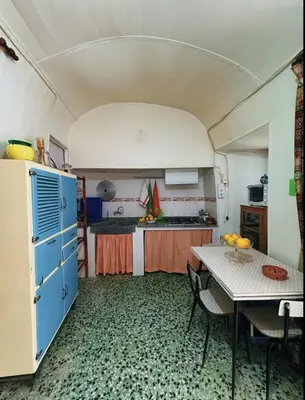 Una cocina o zona de cocina en Casa cueva vistas al mar