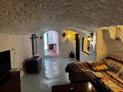 Zona de estar de Cuevas La Veranda Orce
