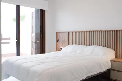 Cama o camas de una habitación en Jerry