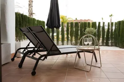 Un balcón o terraza de Bahia Lucia