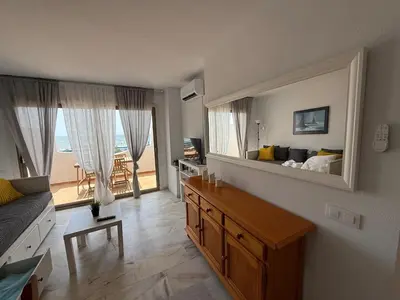 Zona de estar de Albaida Penthouse