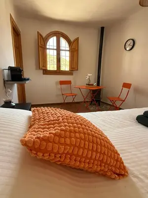 Cama o camas de una habitación en Cortijo de las Piedras