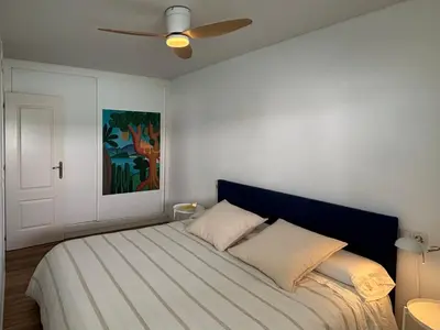 Cama o camas de una habitación en Casa Delfin