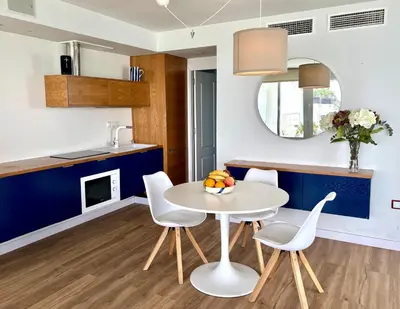 Una cocina o zona de cocina en Casa Delfin
