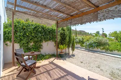 Jardín al aire libre en Olivo, Finca del Alamo