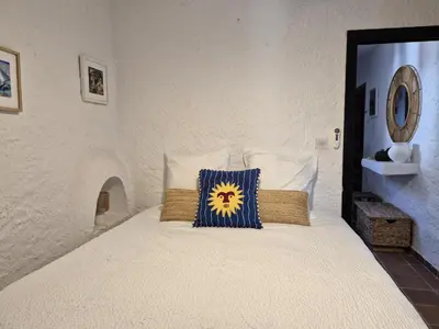 Cama o camas de una habitación en Casita Pablo