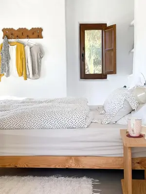 Cama o camas de una habitación en Cortijo el Grillo